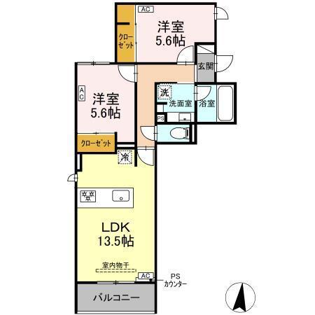 グラシア広路本町（303） 間取り図画像