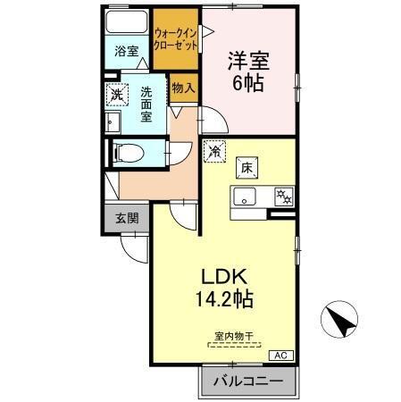 フィールド砂口（101） 間取り図画像