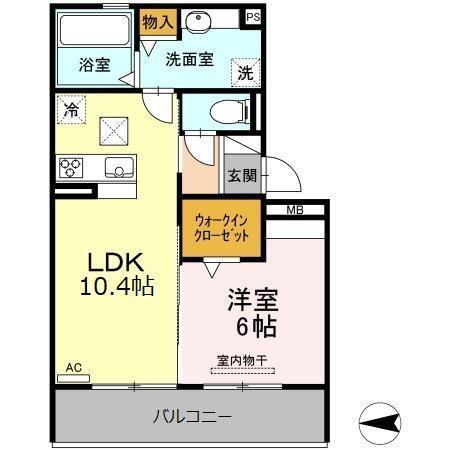 セレーノ十一番（102） 間取り図画像