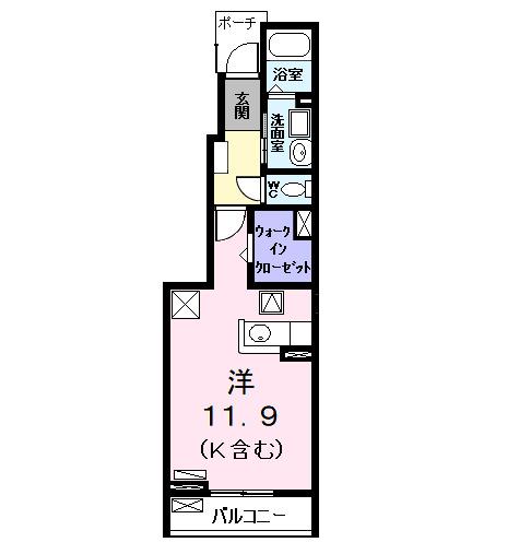 アルバソーレ　Ｓ（102） 間取り図画像