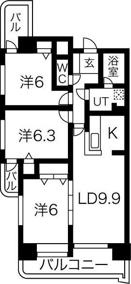 アピエス尾頭橋（601） 間取り図画像