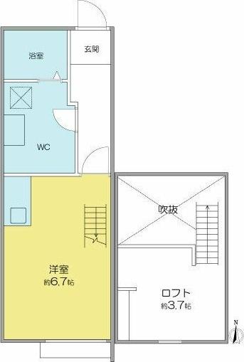 Cortile金山(コルティーレ金山)（102） 間取り図画像
