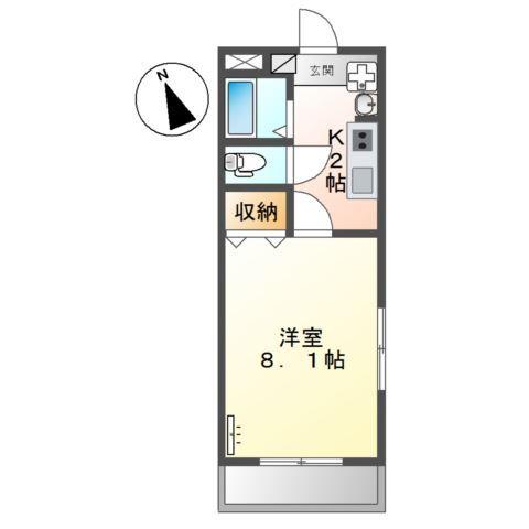 コンフォールメゾンⅡ 間取り図画像