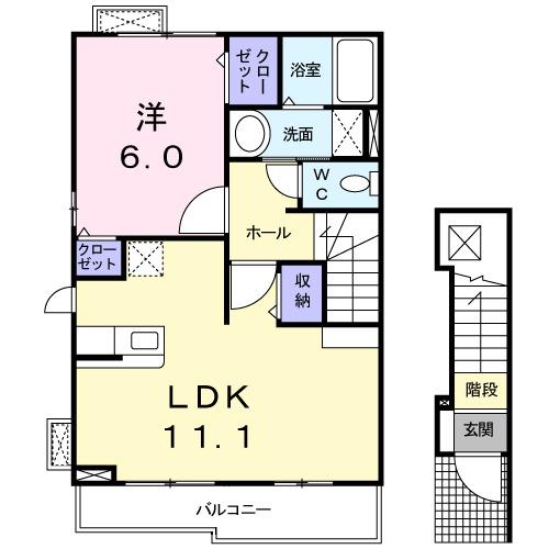 カルム宮浦（202） 間取り図画像