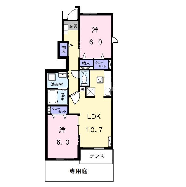 イストワール　Ⅱ（101） 間取り図画像