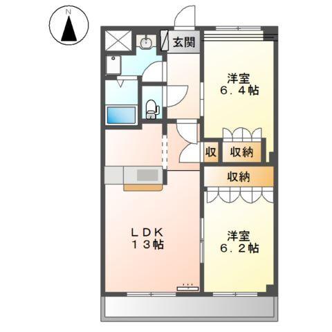 ブリーズ戸田ウエスト 間取り図画像
