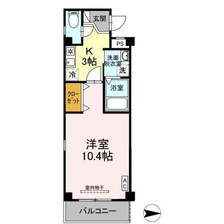 セントラルハイツ名古屋（401） 間取り図画像