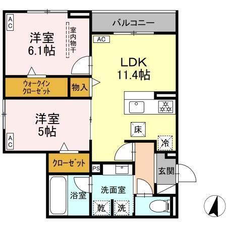 Lumoria（101） 間取り図画像