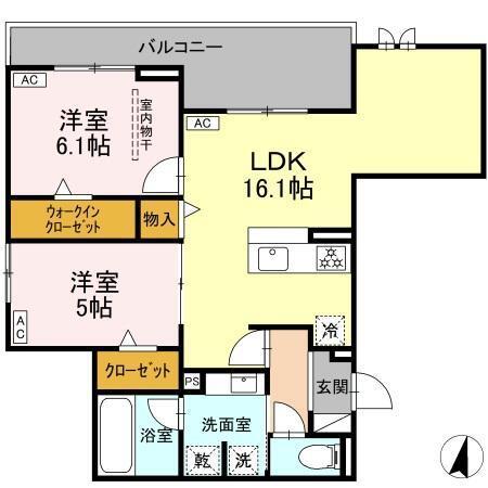 Lumoria（201） 間取り図画像
