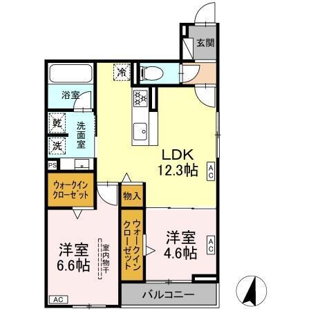 Lumoria（203） 間取り図画像