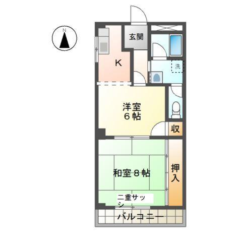 エクセルタウン 間取り図画像