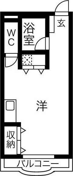 横堀ハイム（105） 間取り図画像