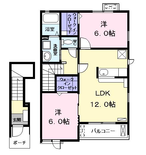 エスペランサ　Ⅱ（202） 間取り図画像