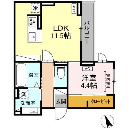 LUANA本山（302） 間取り図画像