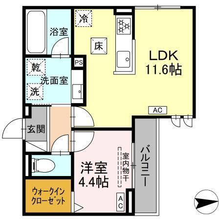 ルヴィータ高道（101） 間取り図画像