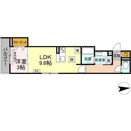 ルヴィータ高道（102） 間取り図画像