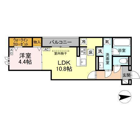 ルヴィータ高道（103） 間取り図画像