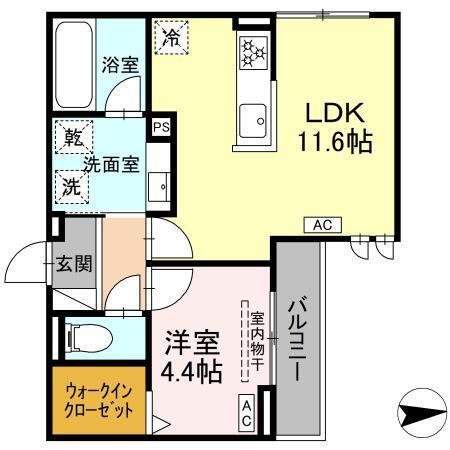 ルヴィータ高道（301） 間取り図画像