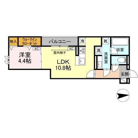 ルヴィータ高道（303） 間取り図画像