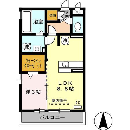 エクセレント　アイランド（206） 間取り図画像
