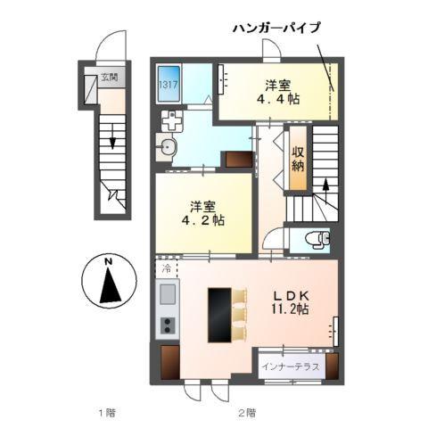 レオン 間取り図画像