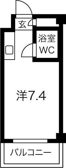 グリーンパークハイツ西山（203） 間取り図画像