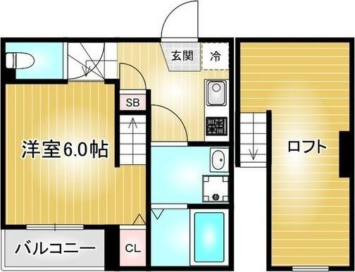 melumo（101） 間取り図画像
