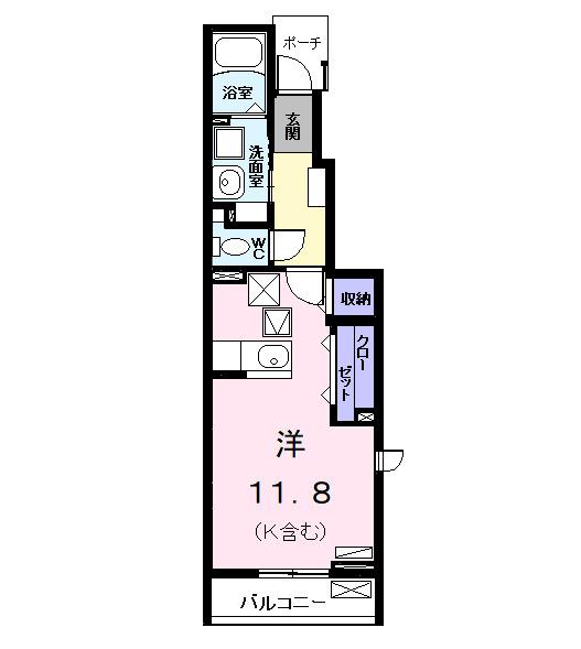 アム　ベステン（101） 間取り図画像