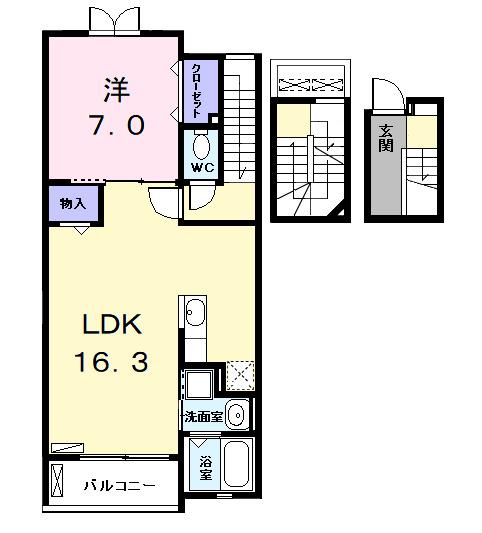 アルバーダ　Ⅰ（302） 間取り図画像