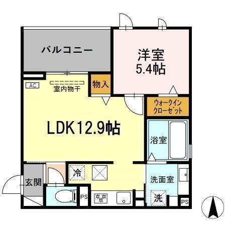 クオレアス乗江（101） 間取り図画像