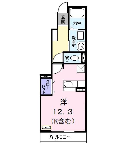 グランデ・フィオーレ（102） 間取り図画像