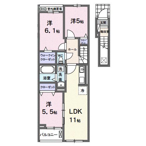アイリス　相原（202） 間取り図画像