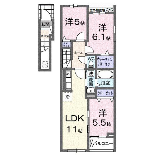 アイリス　相原（201） 間取り図画像