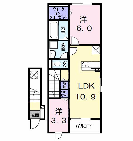 グラン　ブレス（206） 間取り図画像