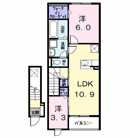 グラン　ブレス（203） 間取り図画像