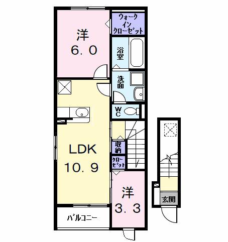 グラン　ブレス（201） 間取り図画像