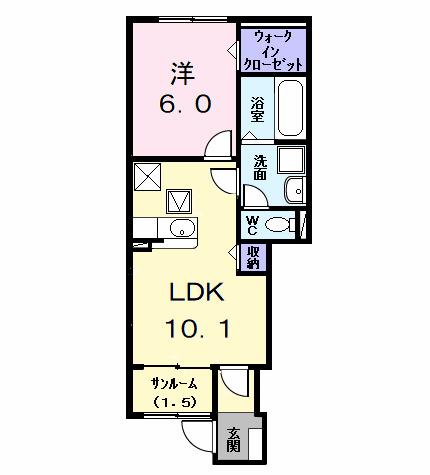 グラン　ブレス（101） 間取り図画像