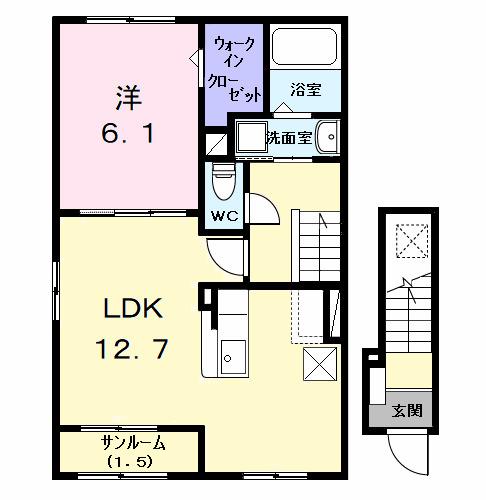 グラン・アロー名駅（201） 間取り図画像