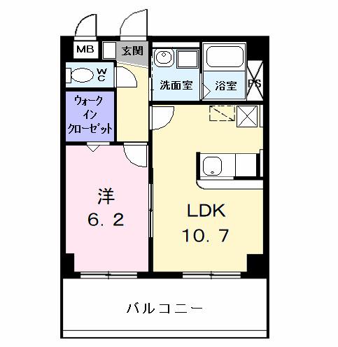 アライブ猪之越（503） 間取り図画像