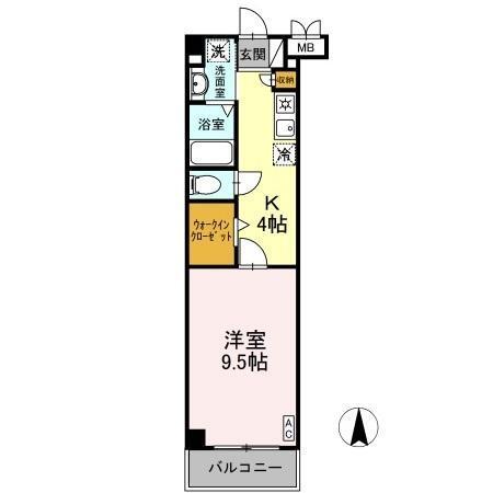 グランソワール瑞穂（201） 間取り図画像