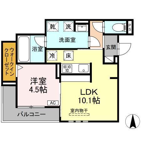 セレスティア中村（103） 間取り図画像