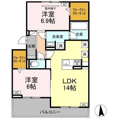ノア（101） 間取り図画像