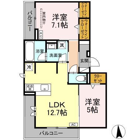 ノア（302） 間取り図画像