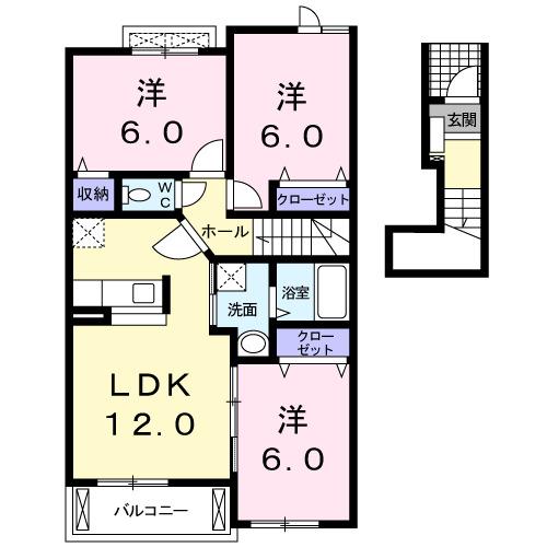 サンライズⅦ（202） 間取り図画像