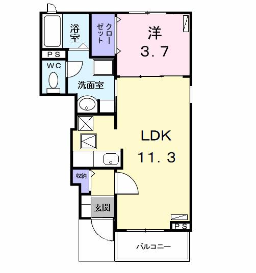 フトゥーロ（103） 間取り図画像