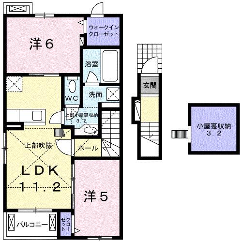 ルピア　Ｍ（203） 間取り図画像