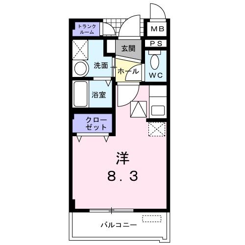 ジュネス大高（106） 間取り図画像