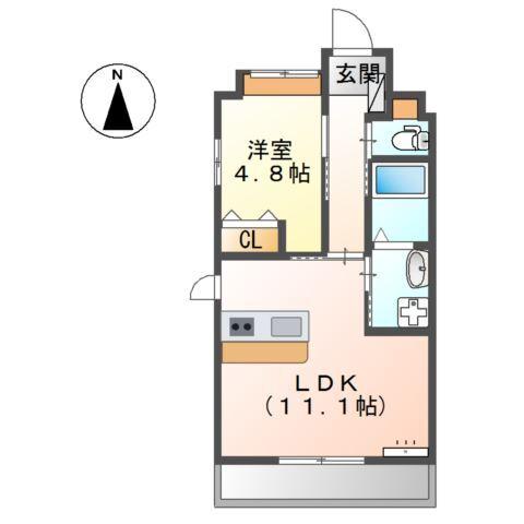 メゾン　ミール 間取り図画像