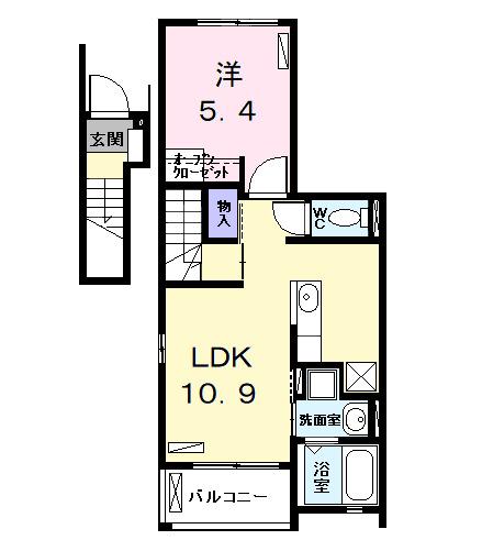 ブリッサ港西Ⅱ（205） 間取り図画像