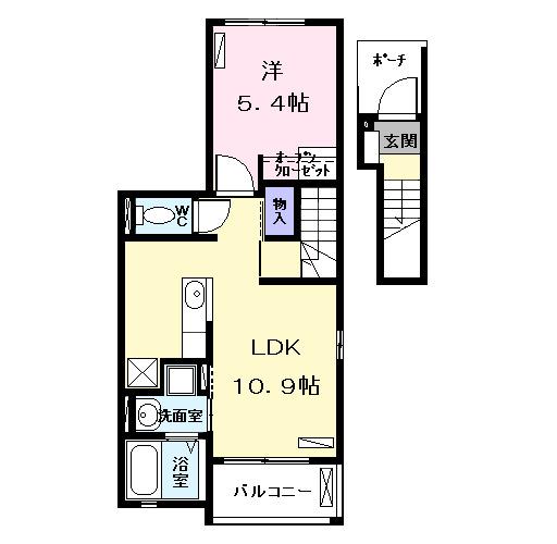 ブリッサ港西Ⅱ（201） 間取り図画像